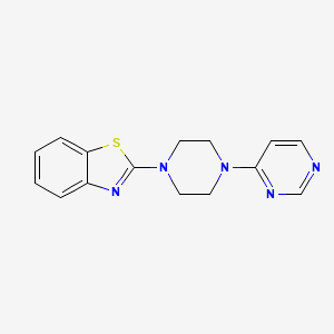 2-[4-(Pyrimidin-4-yl)piperazin-1-yl]-1,3-benzothiazole