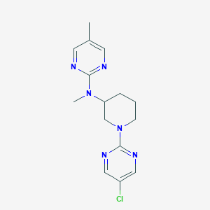 N-[1-(5-chloropyrimidin-2-yl)piperidin-3-yl]-N,5-dimethylpyrimidin-2-amine