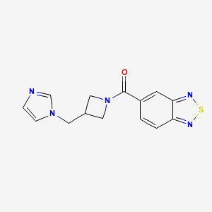 5-{3-[(1H-imidazol-1-yl)methyl]azetidine-1-carbonyl}-2,1,3-benzothiadiazole