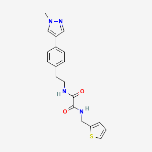 N'-{2-[4-(1-methyl-1H-pyrazol-4-yl)phenyl]ethyl}-N-[(thiophen-2-yl)methyl]ethanediamide