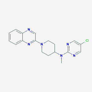 5-chloro-N-methyl-N-[1-(quinoxalin-2-yl)piperidin-4-yl]pyrimidin-2-amine