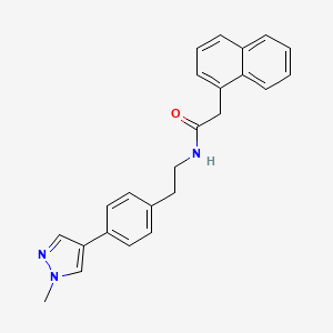 N-{2-[4-(1-methyl-1H-pyrazol-4-yl)phenyl]ethyl}-2-(naphthalen-1-yl)acetamide