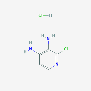 molecular formula C5H7Cl2N3 B1512229 2-Chloropyridine-3,4-diamine hydrochloride CAS No. 2586-98-3