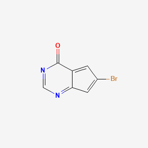 molecular formula C7H3BrN2O B1512233 6-Bromo-4H-cyclopenta[D]pyrimidin-4-one CAS No. 1375069-40-1