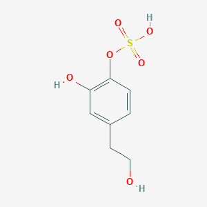 molecular formula C8H10O6S B1512237 Hydroxy Tyrosol 4-Sulfate CAS No. 425408-51-1