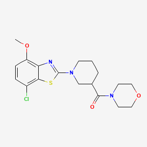 7-Chloro-4-methoxy-2-[3-(morpholine-4-carbonyl)piperidin-1-yl]-1,3-benzothiazole