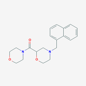 2-(Morpholine-4-carbonyl)-4-[(naphthalen-1-yl)methyl]morpholine