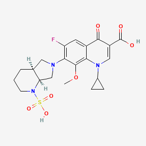molecular formula C21H24FN3O7S B1512241 Moxifloxacin N-sulfate CAS No. 234080-64-9