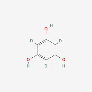 molecular formula C6H6O3 B1512243 2,4,6-三氘代苯-1,3,5-三醇 CAS No. 1036711-64-4