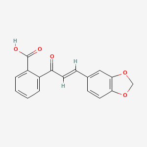 2-(3-Benzo[1,3]dioxol-5-yl-acryloyl)-benzoic acid