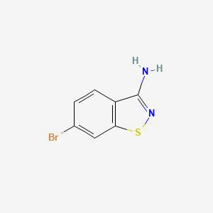 molecular formula C7H5BrN2S B1512258 6-Bromobenzo[d]isothiazol-3-amine CAS No. 1379324-86-3