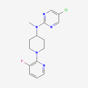 5-chloro-N-[1-(3-fluoropyridin-2-yl)piperidin-4-yl]-N-methylpyrimidin-2-amine