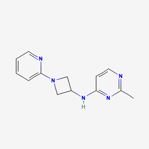 2-methyl-N-[1-(pyridin-2-yl)azetidin-3-yl]pyrimidin-4-amine