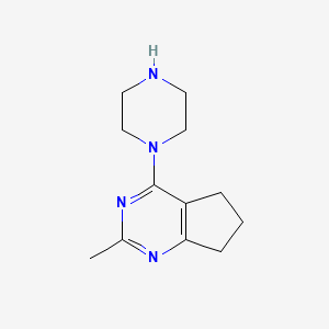 2-Methyl-4-piperazin-1-yl-6,7-dihydro-5H-cyclopentapyrimidine