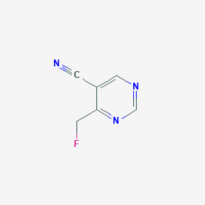 4-Fluoromethyl-pyrimidine-5-carbonitrile