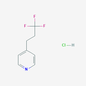 4-(3,3,3-Trifluoropropyl)pyridine;hydrochloride