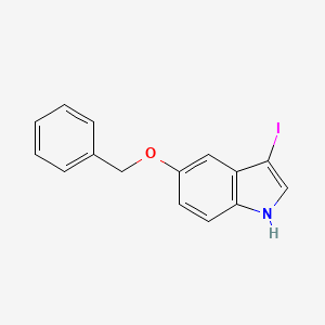 molecular formula C15H12INO B1512273 5-(Benzyloxy)-3-iodo-1H-indole CAS No. 70347-92-1