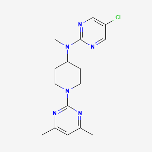 5-chloro-N-[1-(4,6-dimethylpyrimidin-2-yl)piperidin-4-yl]-N-methylpyrimidin-2-amine