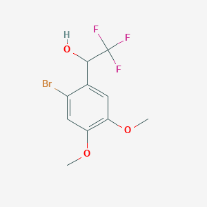 2-Bromo-4,5-dimethoxy-alpha-(trifluoromethyl)benzylAlcohol