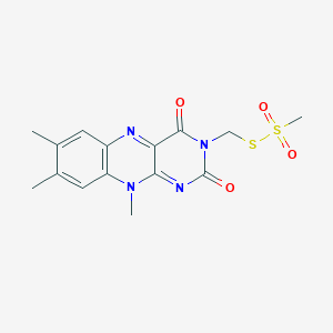 N3-Methanethiosulfonylmethyl Lumiflavin