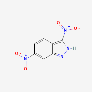 molecular formula C7H4N4O4 B15122860 3,6-Dinitro-1h-indazole 