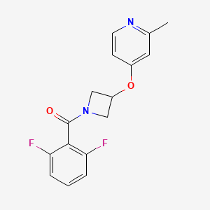 4-{[1-(2,6-Difluorobenzoyl)azetidin-3-yl]oxy}-2-methylpyridine