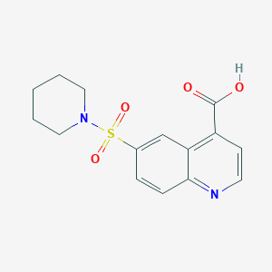 6-(Piperidine-1-sulfonyl)-quinoline-4-carboxylic acid