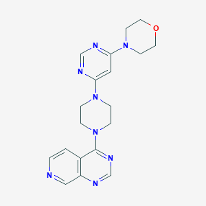 4-[6-(4-{Pyrido[3,4-d]pyrimidin-4-yl}piperazin-1-yl)pyrimidin-4-yl]morpholine