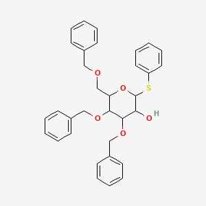 b-D-glucopyranoside, phenyl 3,4,6-tris-O-(phenylmethyl)-1-thio-