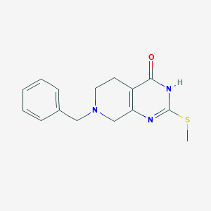 7-benzyl-2-(methylthio)-5,6,7,8-tetrahydropyrido[3,4-d]pyrimidin-4(3H)-one