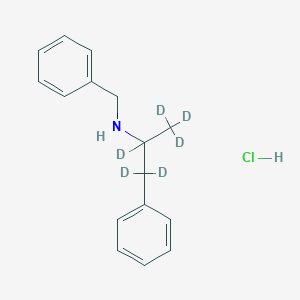 molecular formula C16H20ClN B1512302 N-Benzyl-1,1,1,2,3,3-hexadeuterio-3-phenylpropan-2-amine;hydrochloride CAS No. 1246815-75-7