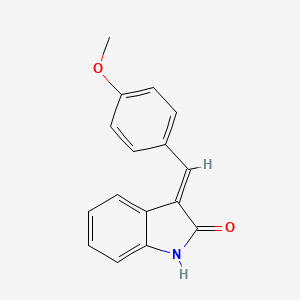 molecular formula C16H13NO2 B15123020 3-(4-Methoxybenzylidene)-2-indolinone 