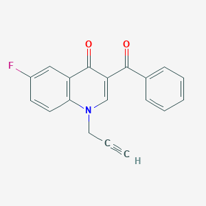 3-Benzoyl-6-fluoro-1-(prop-2-yn-1-yl)-1,4-dihydroquinolin-4-one