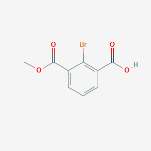 molecular formula C9H7BrO4 B1512304 2-Bromo-isophthalic acid monomethyl ester 