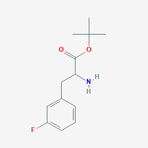 Tert-butyl 2-amino-3-(3-fluorophenyl)propanoate