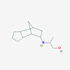 molecular formula C13H23NO B15123073 2-({Tricyclo[5.2.1.0,2,6]decan-8-yl}amino)propan-1-ol 