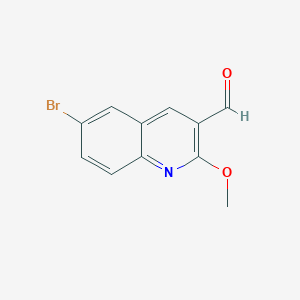 6-Bromo-2-methoxyquinoline-3-carboxaldehyde