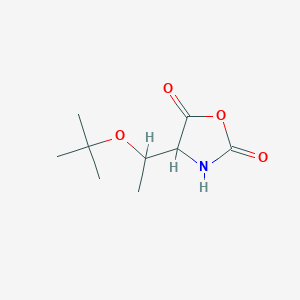 4-[1-[(2-Methylpropan-2-yl)oxy]ethyl]-1,3-oxazolidine-2,5-dione