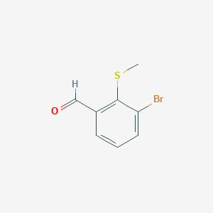 3-Bromo-2-(methylsulfanyl)benzaldehyde