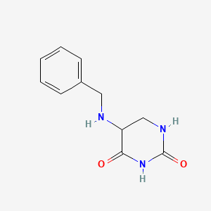 molecular formula C11H13N3O2 B15123120 5-(benzylamino)dihydropyrimidine-2,4(1H,3H)-dione 