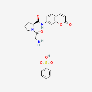 molecular formula C24H27N3O7S B1512314 Gly-Pro-Mca Tosylate 