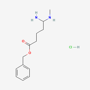 molecular formula C13H21ClN2O2 B15123145 1-Methylamino-4-cbz-aminobutane hydrochloride 