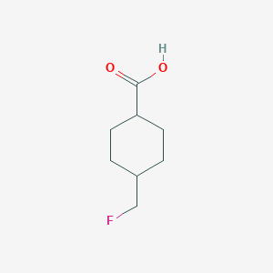 molecular formula C8H13FO2 B15123156 Trans-4-(fluoromethyl)cyclohexane-1-carboxylic acid 