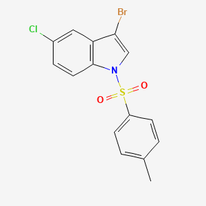 3-Bromo-5-chloro-1-(p-toluenesulfonyl)indole