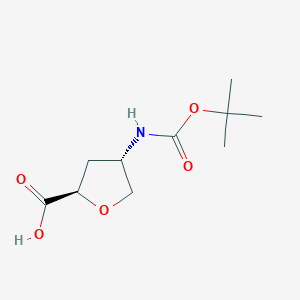 (2R,4S)-4-{[(tert-butoxy)carbonyl]amino}oxolane-2-carboxylicacid