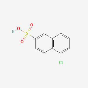 molecular formula C10H7ClO3S B15123324 5-chloronaphthalene-2-sulfonic Acid 