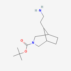 Tert-butyl 8-(2-aminoethyl)-3-azabicyclo[3.2.1]octane-3-carboxylate