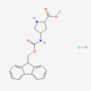 (2S,4S)-4-Fmoc-amino Pyrrolidine-2-carboxylic acid methylester-HCl