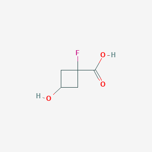 trans-1-Fluoro-3-hydroxy-cyclobutanecarboxylic acid