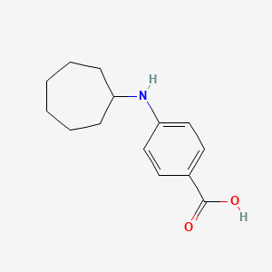 N-Cycloheptyl-p-aminobenzoic acid